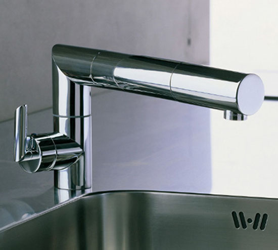 Adjustable Kitchen Faucet minimalist and modern look by Nobili