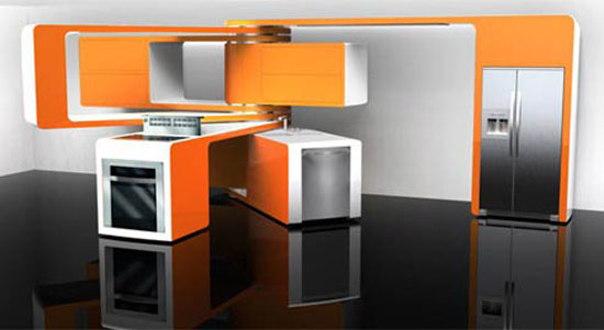 Amazing movable kitchen design picture ultra modern kitchen Marcello Zuffos