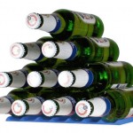 Beers storage like pyramid available in several smart colors