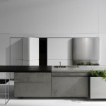 Concrete kitchen design style and unique industrial character with hygienic features Concrete kitchen design style and unique industrial character with hygienic features