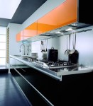 Contemporary modern and bold kitchen combination black yellow or red and grey Contemporary modern and bold kitchen combination black yellow or red and grey