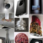 Cool Range Hoods with fun design and futuristic color