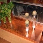 Copper Countertop and pans hanging racks from Frigo Design make your kitchen different Copper Countertop and pans hanging racks from Frigo Design make your kitchen different