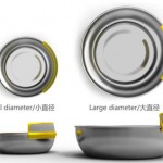 Draining yours peas with rubberized mold by Wei Min