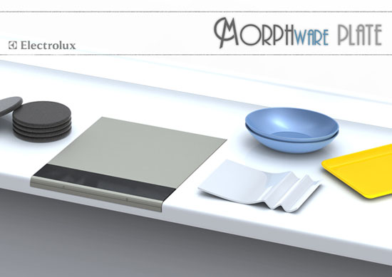 Electrolux Morphware plate transformer designed by Nick Smigielski