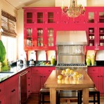 Exotic Asian Kitchen with various models of kitchen cabinets