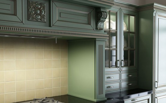 Giulia Novars Russian kitchens company in classic furnitures English style