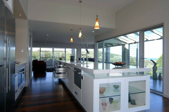 Glossy White Kitchen Design furniture  and cabinets  by Australian kitchen designers