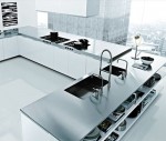 Italian modern kitchens designed large scale made from cord glossy lacquer glass and ebony Italian modern kitchens designed large scale made from cord glossy lacquer glass and ebony