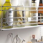 Kitchen Storage Solutions SieMatic MultiMatic system use of slender metal bars Kitchen Storage Solutions SieMatic MultiMatic system use of slender metal bars