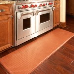 Kitchen floor mats that use gel to provide cushion can be attractive