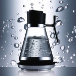 Modern kitchens product furniture design glass kettle