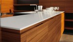 Natural Minimalist Kitchen with gorgeous teak and walnut finishe Natural Minimalist Kitchen with gorgeous teak and walnut finishe