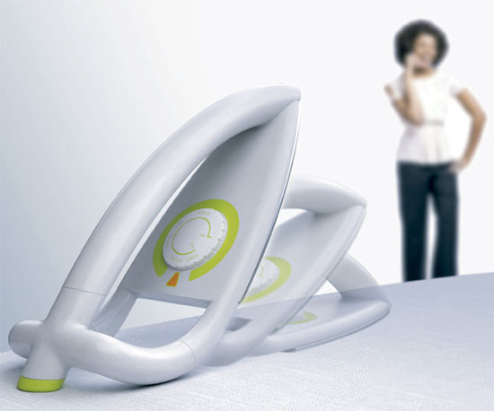 New product designs called Roly Poly iron with amazing handle trigger