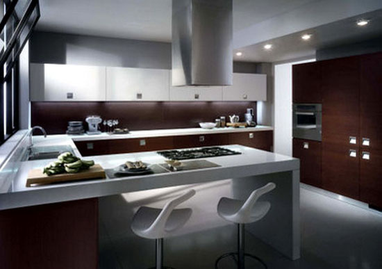 Small kitchen design in outdoor themes with several choice of design