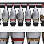 Spices rack deluxe holder of seven container