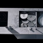 Striking Linearing blend wood kitchen design generous stainless steel work surface inside Striking Linearing blend wood kitchen design generous stainless steel work surface inside