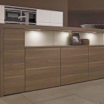 Tennessee walnut pale woods natural in tabletop and showcase cabinets with warm magnolia finish