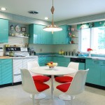 Turquoise decorative kitchen painting ideas colorful