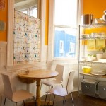 Yellow decorative kitchen painting colorful designs
