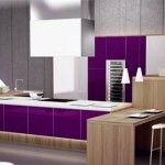 beautiful combination of purple and natural wood kitchens looks very chic and very useful by Spazzi beautiful combination of purple and natural wood kitchens looks very chic and very useful by Spazzi