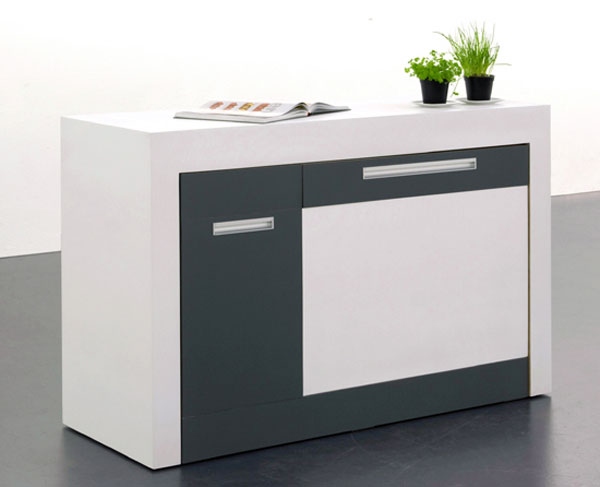 best compact kitchen for smal apartments to create comfortable work area