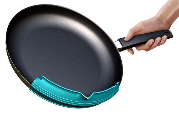 best frying pan with Pouring Made design by William and Alex Thompson