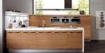 by snaidero glossy lacquer and wood in one contemporary kitchens designs.