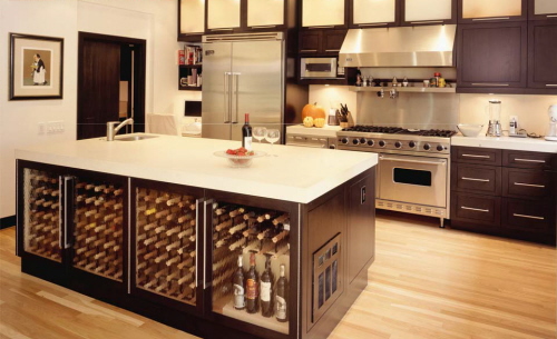 functional kitchen island table with storage for modern kitchen design
