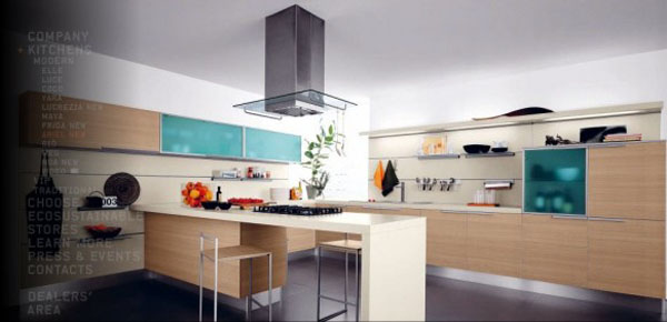 high quality contemporary kitchens design with sleek look and fresh air atmosphere
