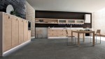 integrated LED kitchens lights combine with brown and white finished integrated LED kitchens lights combine with brown and white finished