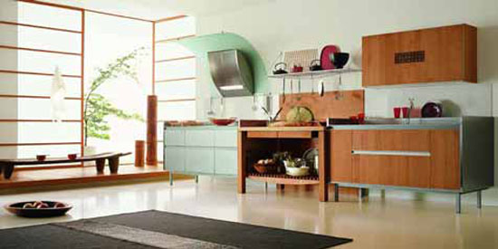 italian kitchen style from Valcucin has clean lines for moderns kitchen