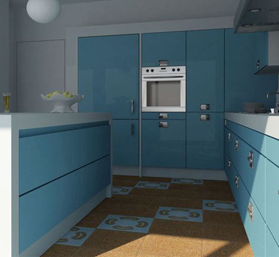 kitchen design tiles italian style has chromatic effects