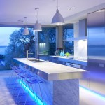 kitchen lighting in blue light with european kitchen style 3 kitchen lighting in blue light with european kitchen style