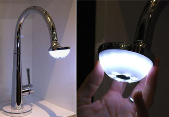 kitchen sink lighting includes 30 LED lights going to save energy