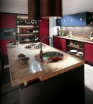 kitchens designer for Scavolini use light oak as kitchen table and chairs kitchens designer for Scavolini use light oak as kitchen table and chairs