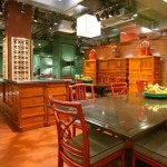 made from reclaimed Gingko and Elm Kitchen Furniture by Greentea specializes in Japan