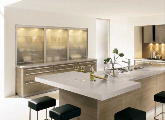 modern kitchen and luxurious great diversity in colors style and arrangement by Alno kitchens