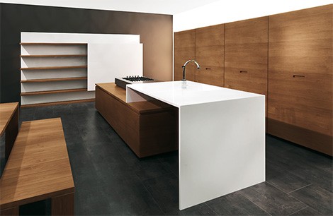 modern kitchen design available in some exotic woods including teak ebony and zebra