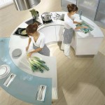 moderns Round kitchen countertops from pedini super ergonomic technologies