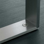 new kitchen combinesdark wood and tall stature precise clean designed in minimal size