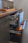 small fridge size for small apartment in stainless steel polished