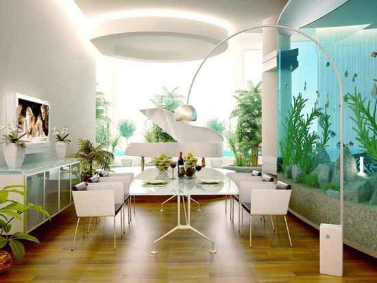 Top modern dining room design with many options of design and color themes