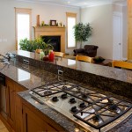two different levels of granite used two different levels of granite used