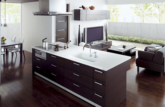 Kitchens and Living Rooms become one area with Cuisia by TO