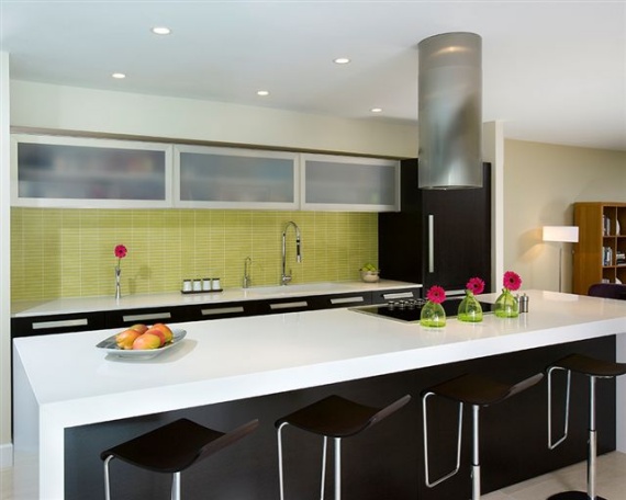 Modern kitchen countertop design