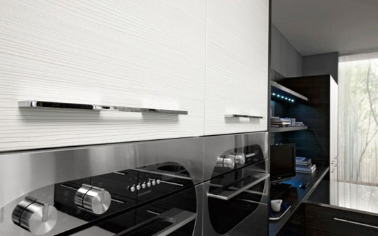 Romantics kitchens with LED integrated by Futura Cucine