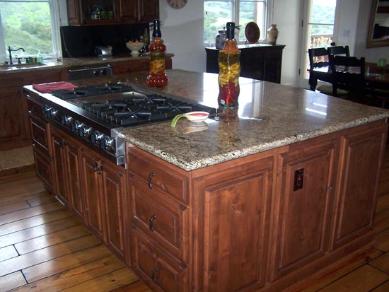 Square kitchen island suitable U shaped or L shaped kitchens
