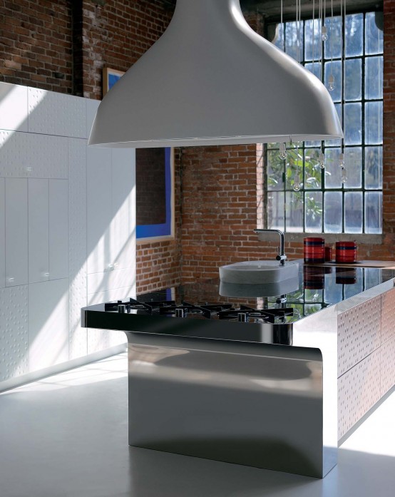 modern kitchens aesthetic design and maximum comfort cooking meals