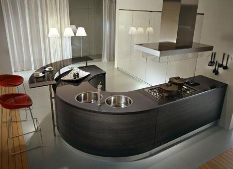 round countertop kitchen design